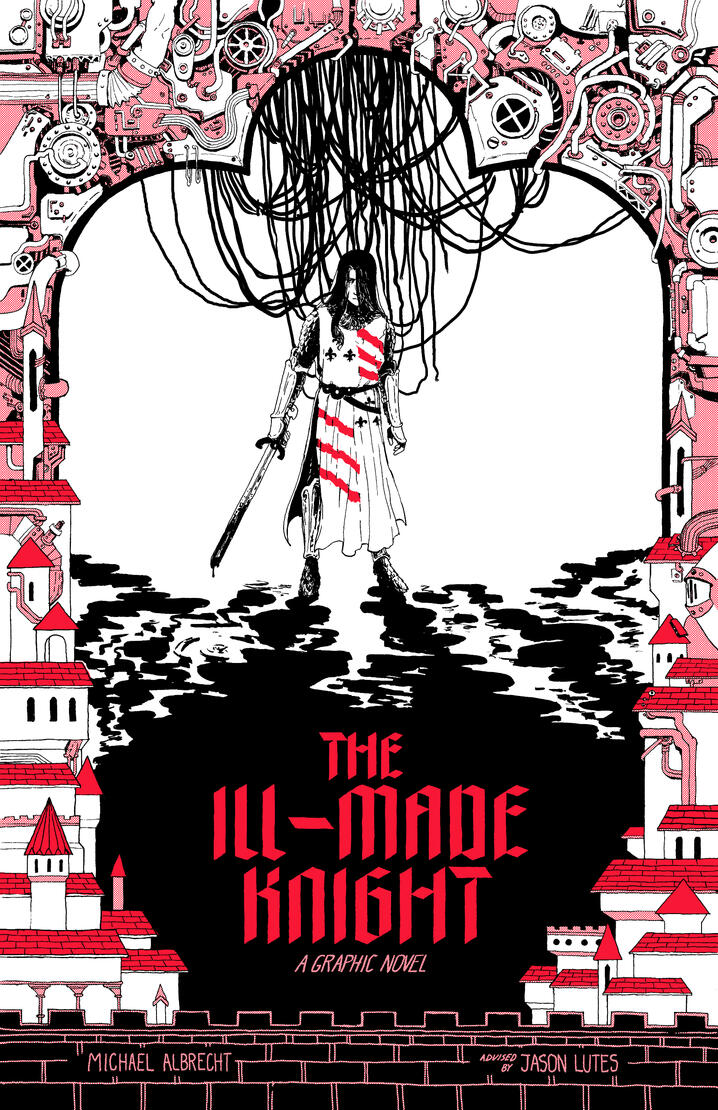 Page from "Lou Ends the World," ink on paper with digital tones